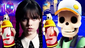 Subway Surfers Chicago 2023 Manny vs Wednesday Addams Subway Run Gameplay HD