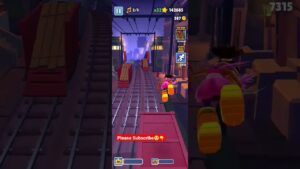 Subway surfers Gameplay ▶  #subwaysurfers #games #short #viral