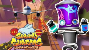 Subway surfers: Spraybot Travel to Lunar New Year