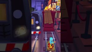 Subway surfers game play short video #shortfeed #youtubeshorts #anuraggames