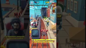 Subway surfers🚇Funny moments #shorts #youtubeshorts #subwaysurfers🎮#junoongaming