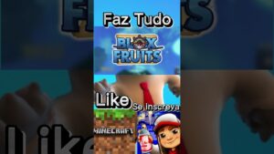 Blox fruits vs Subway surfers vs Minecraft #shorts #viral #bloxfruits