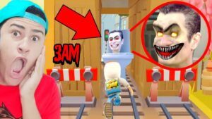 Encontrei o SKIBIDI TOILET no SUBWAY SURFERS as 3AM (Será?..)