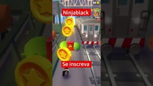 Jogando Subway Surfers #games #subwaysurfers #ninjablack