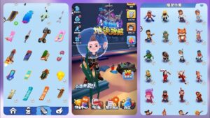 Subway Surfers Chinese versión Personajes y patinetas- Underwater 2023