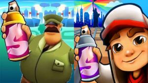 Subway Surfers New York 2023 Pride Spike vs Policeman Run Gameplay HD
