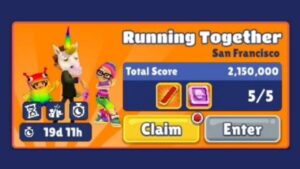 Subway Surfers New York 2023 Running Together Challenge | Stage 2/5