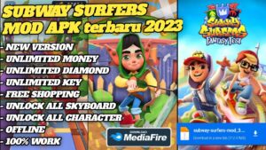 Updated Subway Surfers Mod Apk Terbaru 2023 Version 3.14.0 Unlimited Money & Unlock All Character