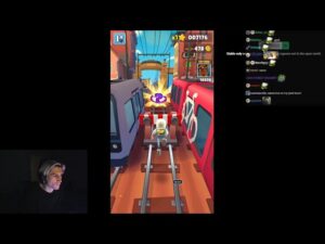 XQC PLAYS SUBWAY SURFERS