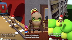 Hanhaaahaahah #shorts #subwaysurfers #roblox