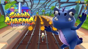 SUBWAY SURFERS GAMEPLAY PC HD 2023 - BUENOS AIRES - DINO HO HO HOVERBOARD