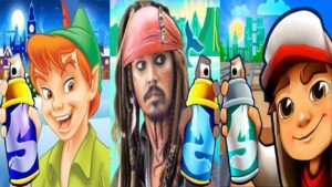 Subway Surfers Buenos Aires 2023 Spraybot vs Peter Pan vs Captain Jack Sparrow Gameplay HD