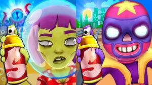 Subway Surfers Buenos aires 2023 Fantasma vs Subway Surfers Underwater 2023 Zoe Gameplay HD