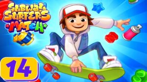 Subway Surfers Match - Area 14 - Gameplay
