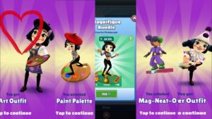 Subway Surfers Unlocking Magnifique Bundle by Time Travel in Subway Surfers World Buenos Aires 2023