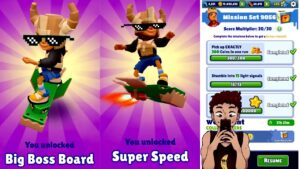 Unlocking Big Boss and Super Speed on Subway Surfers