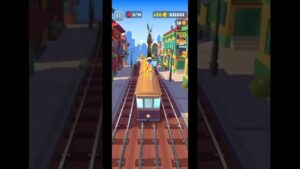 When Grimace Shake Power up in Subway Surfers🤣#shorts