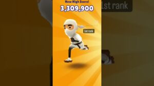 1st rank in subway surfers  champion rank