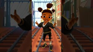 Ella in subway surfers 👍👍. thank you for subscribe ❤️❤️#shorts #subway #viral