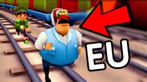 FIZEREAM PRA MIM UM SUBWAY SURFERS QUE VOCÊ CONTROLA O GUARDA