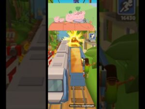 JOGANDO SUBWAY SURFERS COM O MEME DA PEPPA PT2
