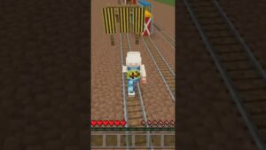Minecraft subway surfers #minecraft #subwaysurfers #viral #shorts