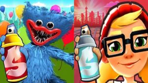 Subway Surfers Tokyo 2023 Tricky vs Huggy Wuggy Poppy Run Gameplay HD