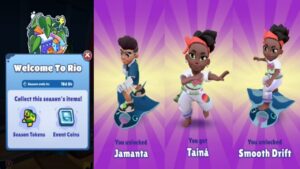 Subway Surfers Welcome to Rio 2023 - New Character Tainá and New Board Jamanta !