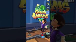 Subway surfers running #subwaysurfers #youtubeshorts
