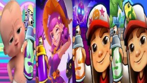 BABY Run VS Subway Surfers Rio VS Mexico VS Subway Princess Runner Halloween  Android iOS Gameplay