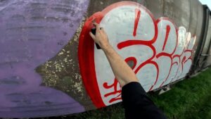 Graffiti Subway Surfers Real Life 5 with Escape