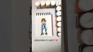 I Painted Jake from SUBWAY SURFERS acrylic painting#subwaysurfers #shorts #ashortaday #viral #game