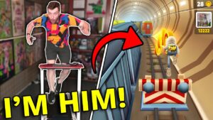 I Tried To Play Subway Surfers IRL On My Treadmill