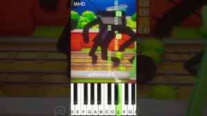 OHIO TVMan Oiia Oiia Dance Lv15 Subway Surfers - Piano Tutorial @BananaD.