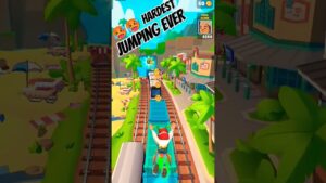 🥵🥵 OMG!! Hardest jumping Ever in Subway surfers 💥💣 मत खेलना आप लोग। #subwaysurfers #subwaysurf