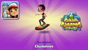 Season Hunt Reward - Chameleon - Subway Surfers Hawaii 2023