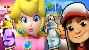 Subway Surfers Hawaii 2023 George Moonbun Outfit vs Subway Surfers Princess Peach Gameplay HD