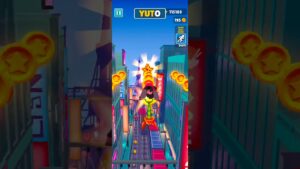 Subway Surfers Tokyo 2023 - Collecting the letters "YUTO" #shorts