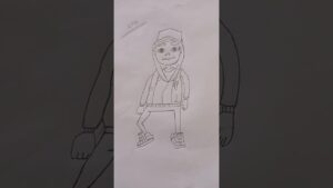 Subway surfers drawing video #drawing #youtubeshort #viral #shortsvideo #subwaysurfers #shorts #art