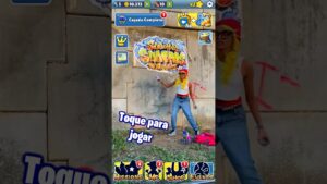 Subway surfers in real life tricô version #subwaysurfers #memes #games #shorts