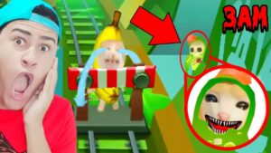 ACHEI o BANANA CAT FANTASMA no SUBWAY SURFERS... Será??