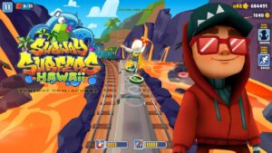 SUBWAY SURFERS GAMEPLAY PC HD 2023 - HAWAII - FESTIVE JAKE CRUISER BOARD