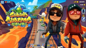 SUBWAY SURFERS GAMEPLAY PC HD 2023 - HAWAII - JAKE DARK OUTFIT+FESTIVE JAKE