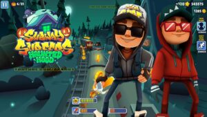 SUBWAY SURFERS GAMEPLAY PC HD HALLOWEEN 2023 - HAUNTED HOOD - JAKE DARK OUTFIT+FESTIVE JAKE