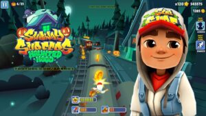 SUBWAY SURFERS GAMEPLAY PC HD HALLOWEEN 2023 - HAUNTED HOOD - JAKE HEXED BOARD