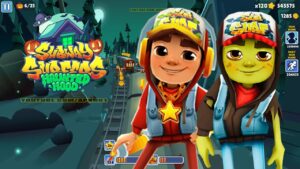 SUBWAY SURFERS GAMEPLAY PC HD HALLOWEEN 2023 - HAUNTED HOOD - JAKE STAR OUTFIT+ZOMBIE JAKE
