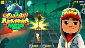 SUBWAY SURFERS GAMEPLAY PC HD HALLOWEEN 2023 - HAUNTED HOOD - JAKE TIRKFX