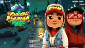 SUBWAY SURFERS GAMEPLAY PC HD HALLOWEEN 2023 - HAUNTED HOOD - JAKE+FESTIVE JAKE