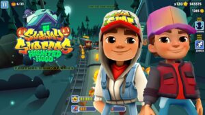 SUBWAY SURFERS GAMEPLAY PC HD HALLOWEEN 2023 - HAUNTED HOOD - JAKE+OUTATIME JAKE