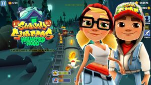SUBWAY SURFERS GAMEPLAY PC HD HALLOWEEN 2023 - HAUNTED HOOD - JAKE+TRICKY